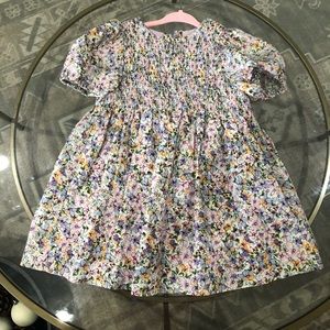 Zara floral puff sleeve dress. Size 2-3T